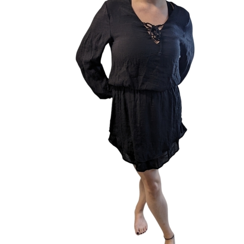 California Moonrise women's mini dress in size Large.  Boho style, flowy